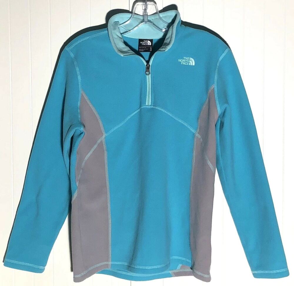 The North Face Pullover Green Youth Kids Girls Size XL Long Sleeves